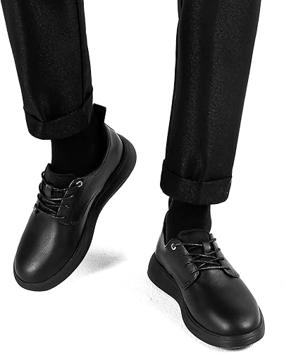 Miniatura 5 de ARISIC Zapatos de trabajo antideslizantes para hombre, impermeables, resistentes al aceite, ligeros, para servicio de alimentos, cocina, chef