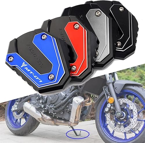 Miniatura 2 de Tablero de extensión para Yamaha MT 07 2021 2022 MT07 MT09 Tracer 700900GT TRACER97GT motocicleta ampliar extensión Kickstand CNC lateral soporte