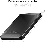 UnionSine 2.5" Disque dur externe portable 1TB, Noir USB 3.0 Type C HDD Stockage compatible pour PS4, Xbox, PC, - C'est pas vrai. TV, Bureau, Ordinateur portable