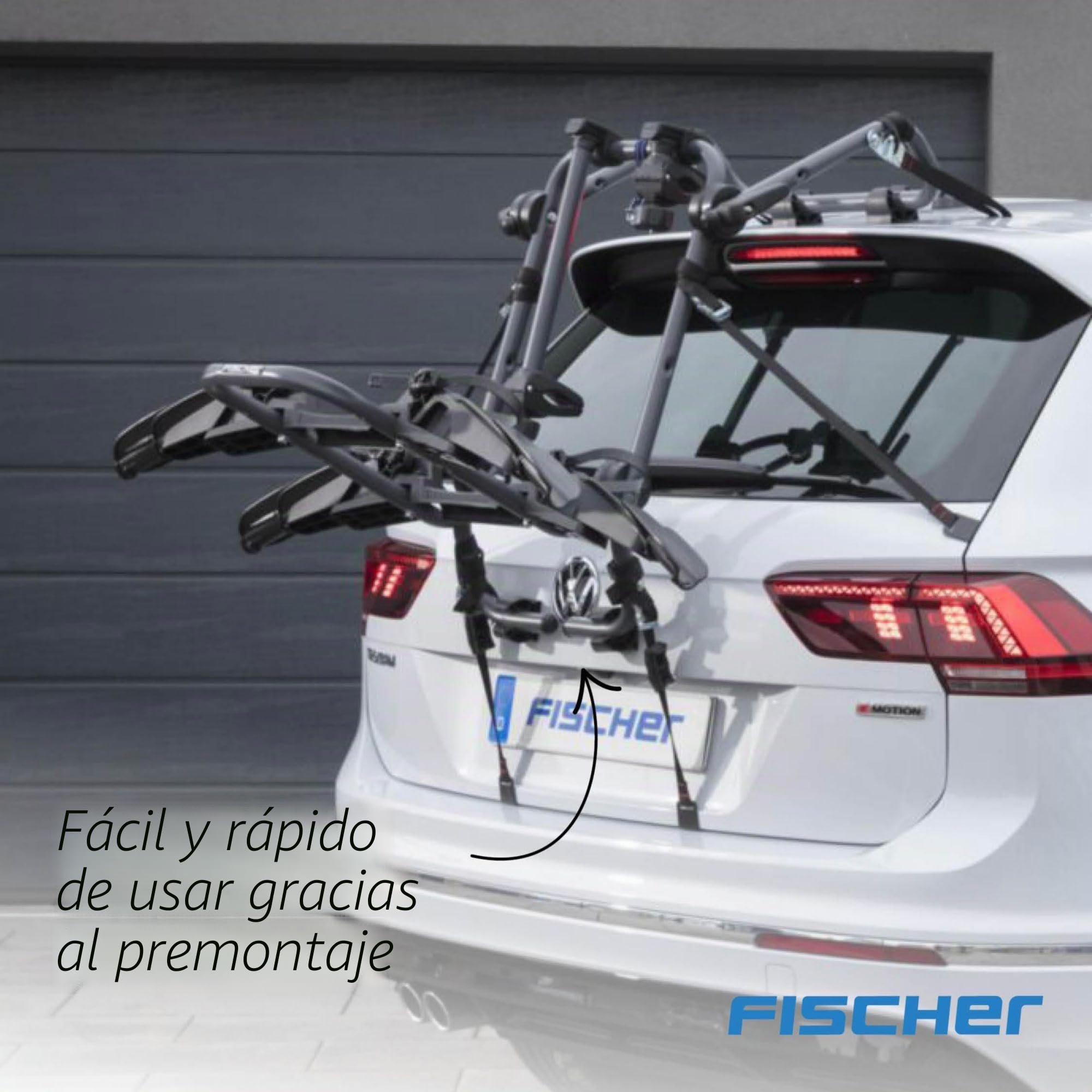Fischer Portabicicletas Trasero, portabicicletas, portón Trasero, portabicicletas, Bicicleta eléctrica