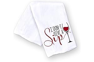 I Don't Give a Sip Christmas Cotton Kitchen Towels