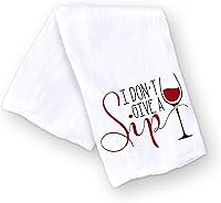 Vista 22 de Toalla de cocina divertida hecha a mano, 100% algodón, divertida toalla de barra de Martini sucio para cocina, I Like It Dirty, perfecta