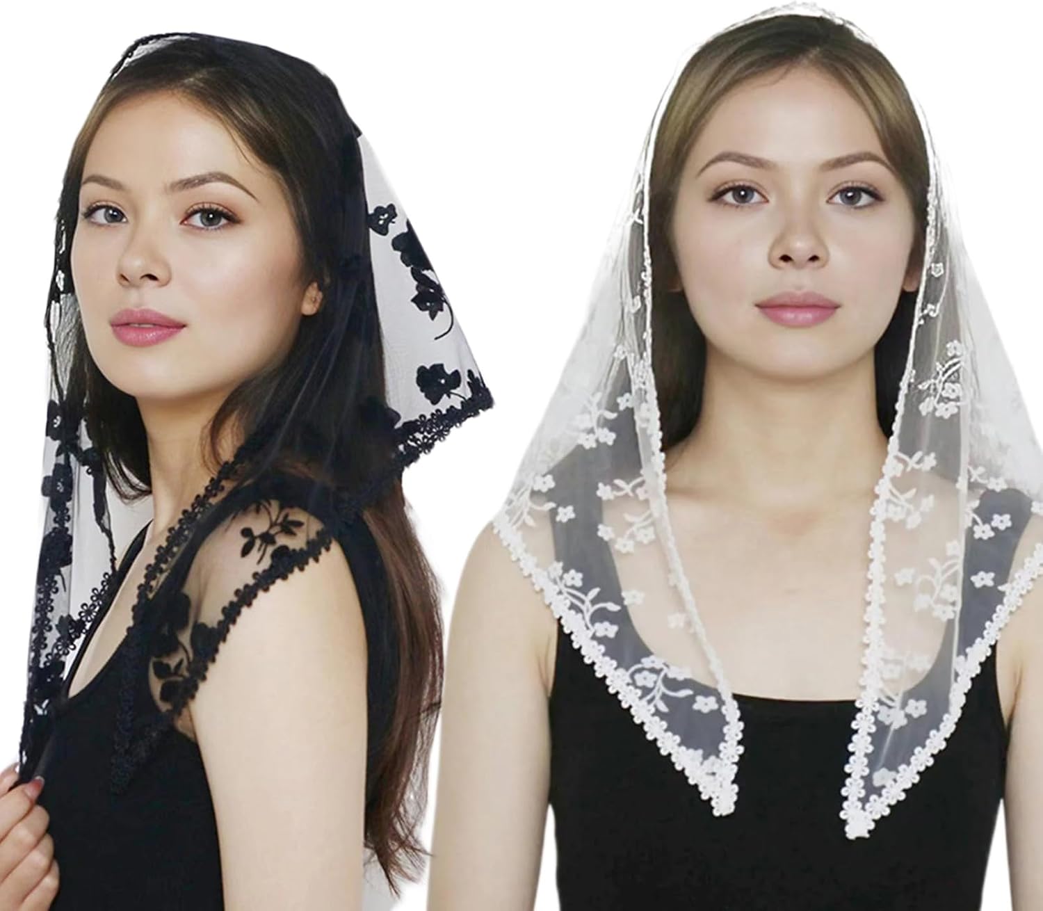 Elegant White Head Wrap Comfortable Headscarf Elegant Hair Scarf Turban Shawl for Daily Wear
