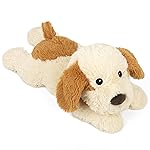 Puppy Stuffed Animals, Microwavable Stuffed Animal Adorable Fluffy Dog Plush for Warmth, Heatable & Coolable Lavender Scent Puppy Plush Toys, Cute Soft Dog Plushies for Kids & Adults Girls Boys Gifts
