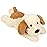 Puppy Stuffed Animals, Microwavable Stuffed Animal Adorable Fluffy Dog Plush for Warmth, Heatable & Coolable Lavender Scent Puppy Plush Toys, Cute Soft Dog Plushies for Kids & Adults Girls Boys Gifts