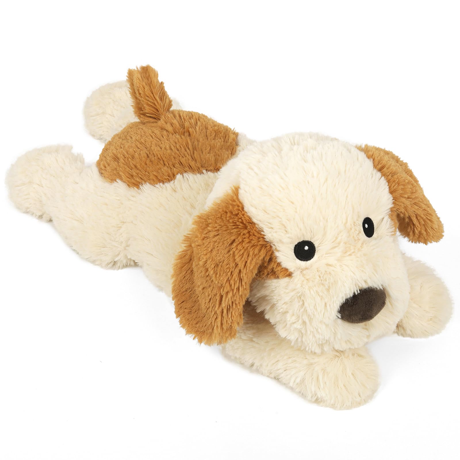 Puppy Stuffed Animals, Microwavable Stuffed Animal Adorable Fluffy Dog Plush for Warmth, Heatable & Coolable Lavender Scent Puppy Plush Toys, Cute Soft Dog Plushies for Kids & Adults Girls Boys GiftsGlobal Recycled StandardGlobal Recycled StandardGlobal Recycled Standard