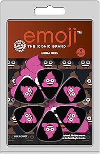 バレンタイン うんち柄 ギターグッズ Perri's/ペリーズ LP-EMO3 6PICKS EMOJI PINK POO