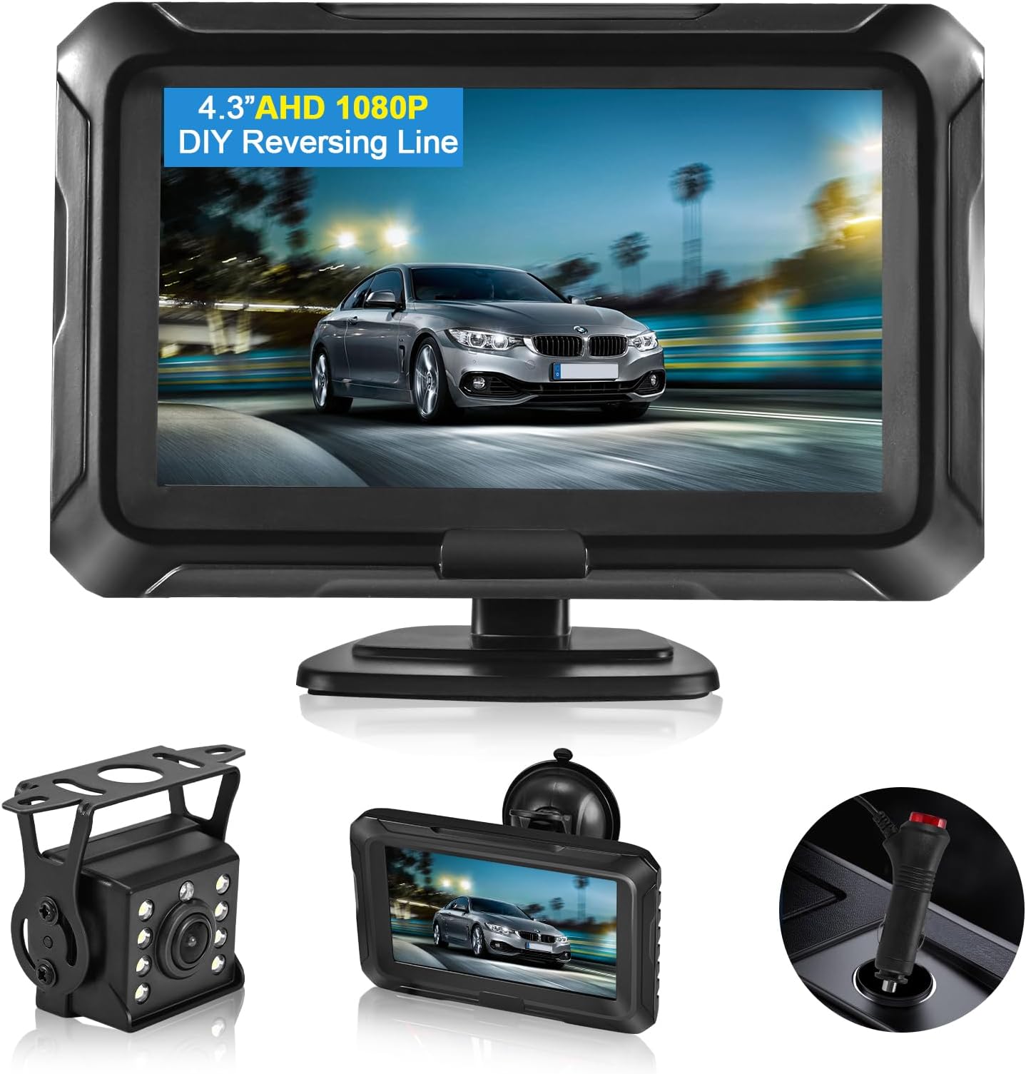 Reversing Camera Kit 1080P AHD Reverse Camera Car Rear View Camera with