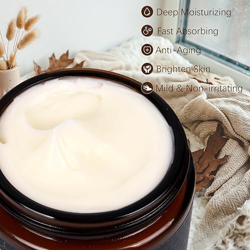 Miniatura 2 de Sarga de ternera batida para la piel, bálsamo de ternera y miel para cara, crema hidratante corporal con sebo de res alimentado con pasto, fórmula