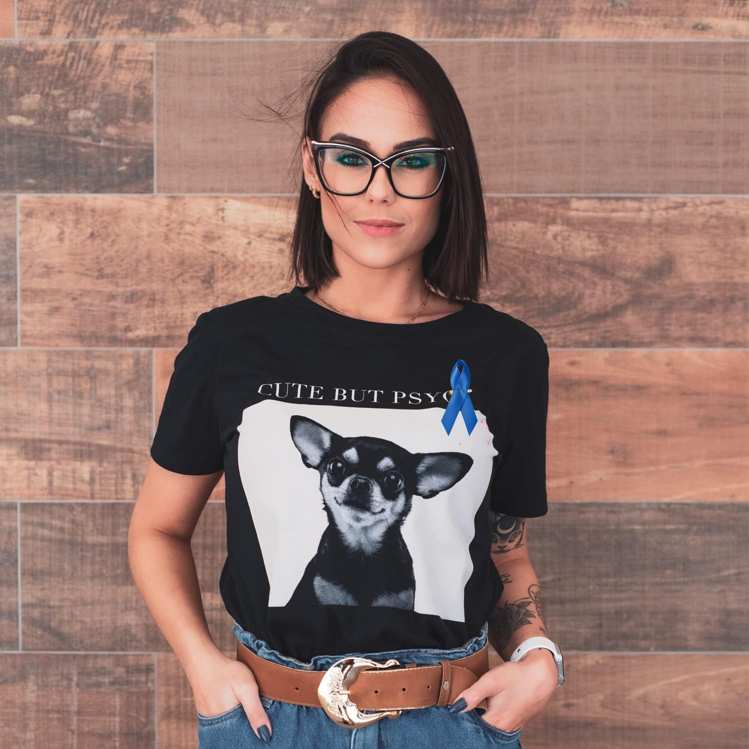 100PCS Dark Blue Awareness Ribbon Pins Blue Ribbons Awareness Pins for Women Girls Campaigns, Support Groups and Fundraisers Charity Event Survivor Campaign Party Favors Supplies - Image 3