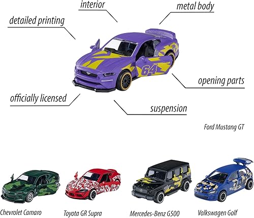 Miniatura 5 de Majorette 212054028 Edición Limitada CAMO Paquete de Regalo
