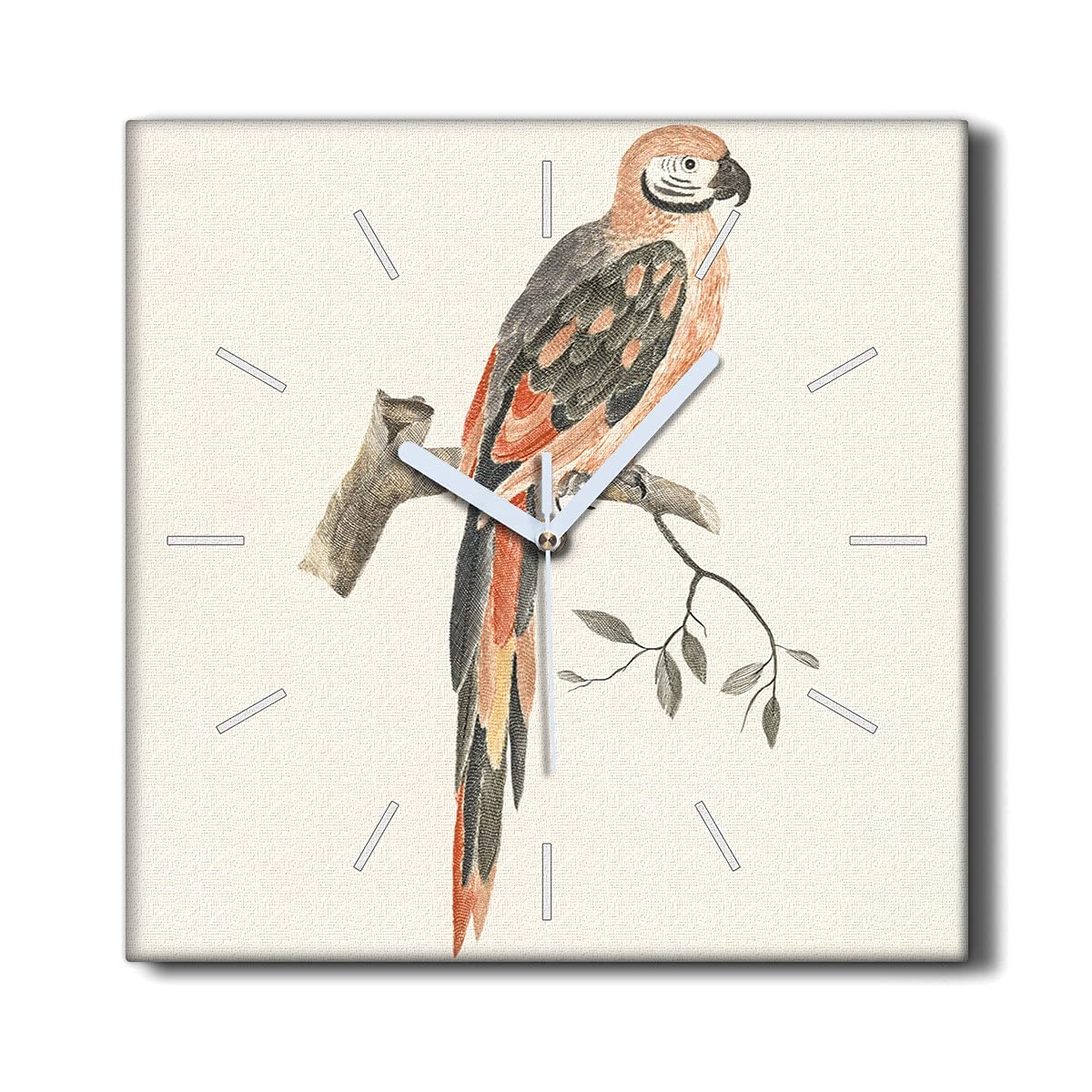 Horloge murale de salon Coloray 30x30 cm pour sublimer votre décoration intérieure nature