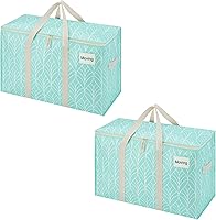 Vista 26 de VENO - Paquete de mudanzas, cajas de almacenamiento para embalaje universitario con tapas alternativas, para dormitorio, extragrande, asas