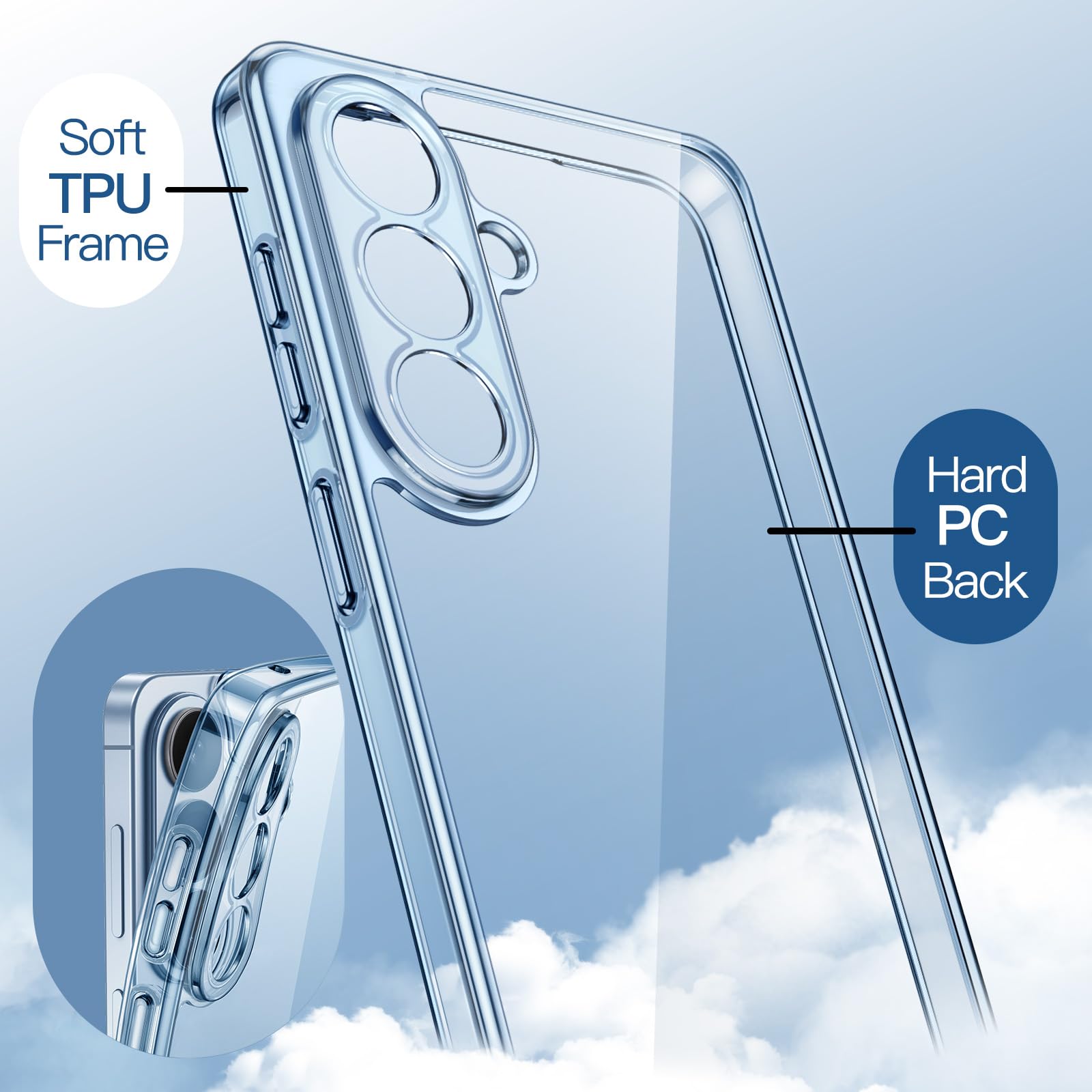 Samsung Galaxy S26 Case - Sky Blue -6