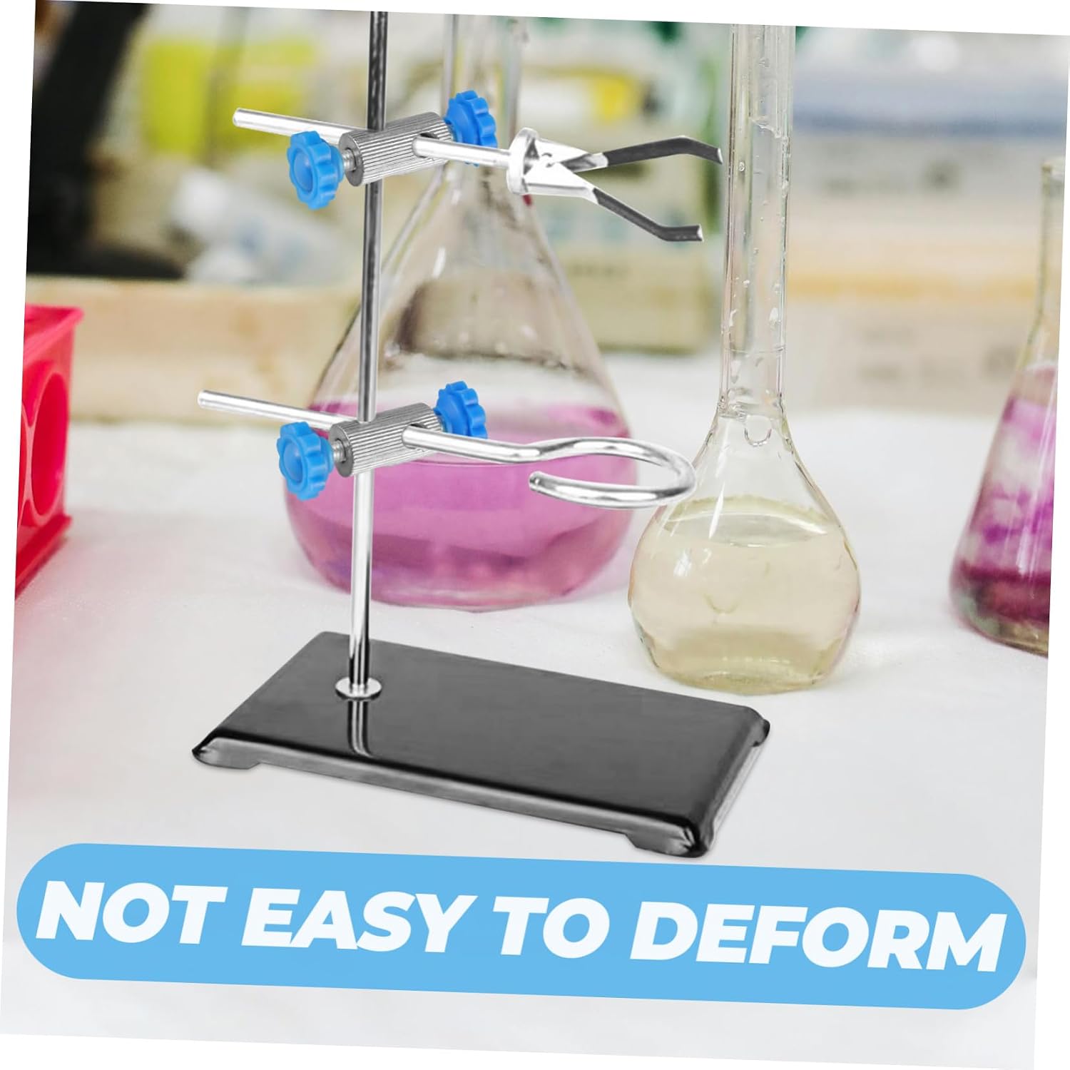 2pcs Laboratory Stand Clamps Heavy Duty Clamp Holders for Secure Support Chemical Experiments Design for Lab and Teaching Use Internal