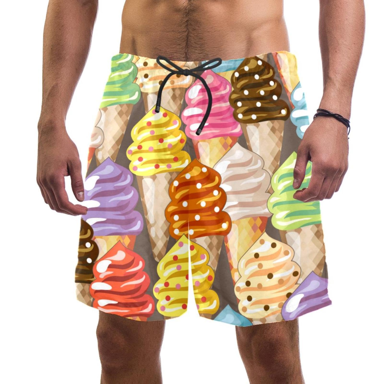 Maillot de bain séchage rapide imprimé glace colorée - 6