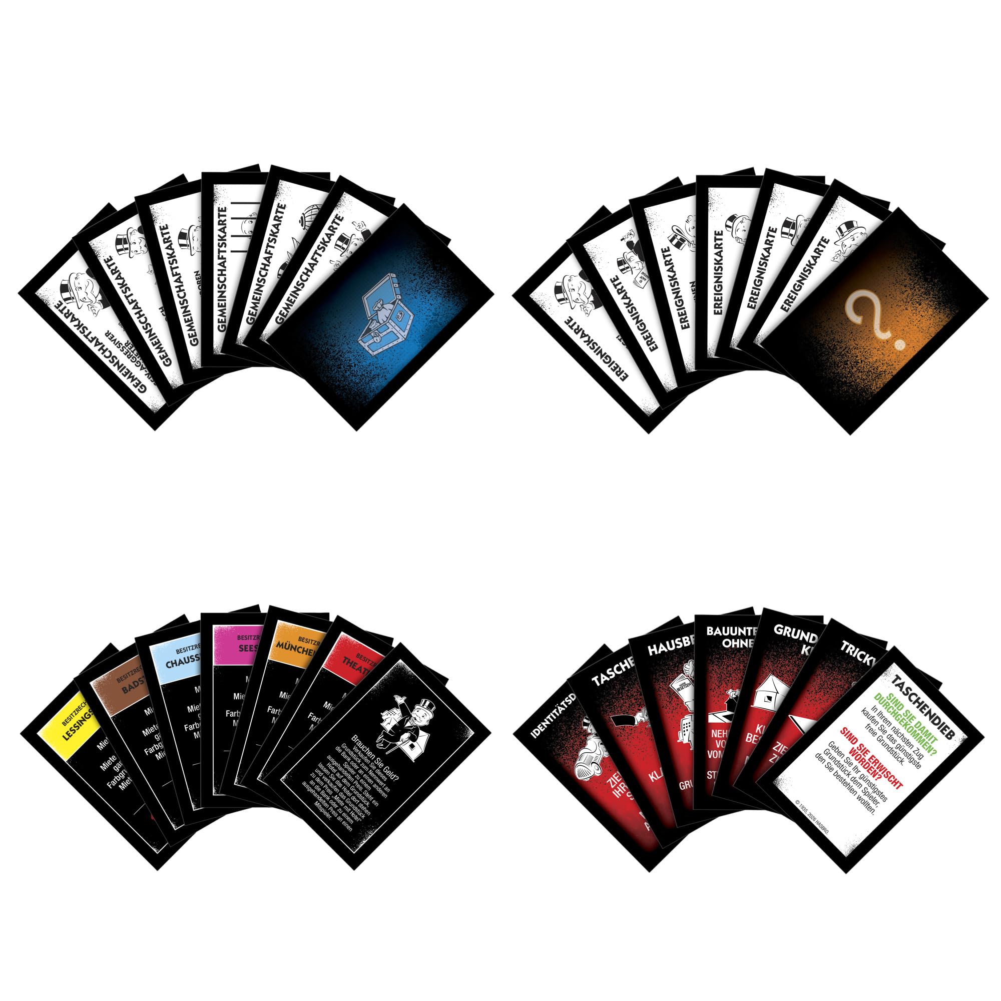 Monopoly Gra planszowa, zabawna gra rodzinna dla dzieci, nastolatków i dorosłych, od 2 do 6 graczy, od 8 lat, prezenty dla rodzin – wersja niemiecka