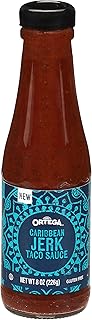Ortega Caribbean Jerk Taco Sauce, Sweet and Spicy Sauce and Marinade, 8 Ounce