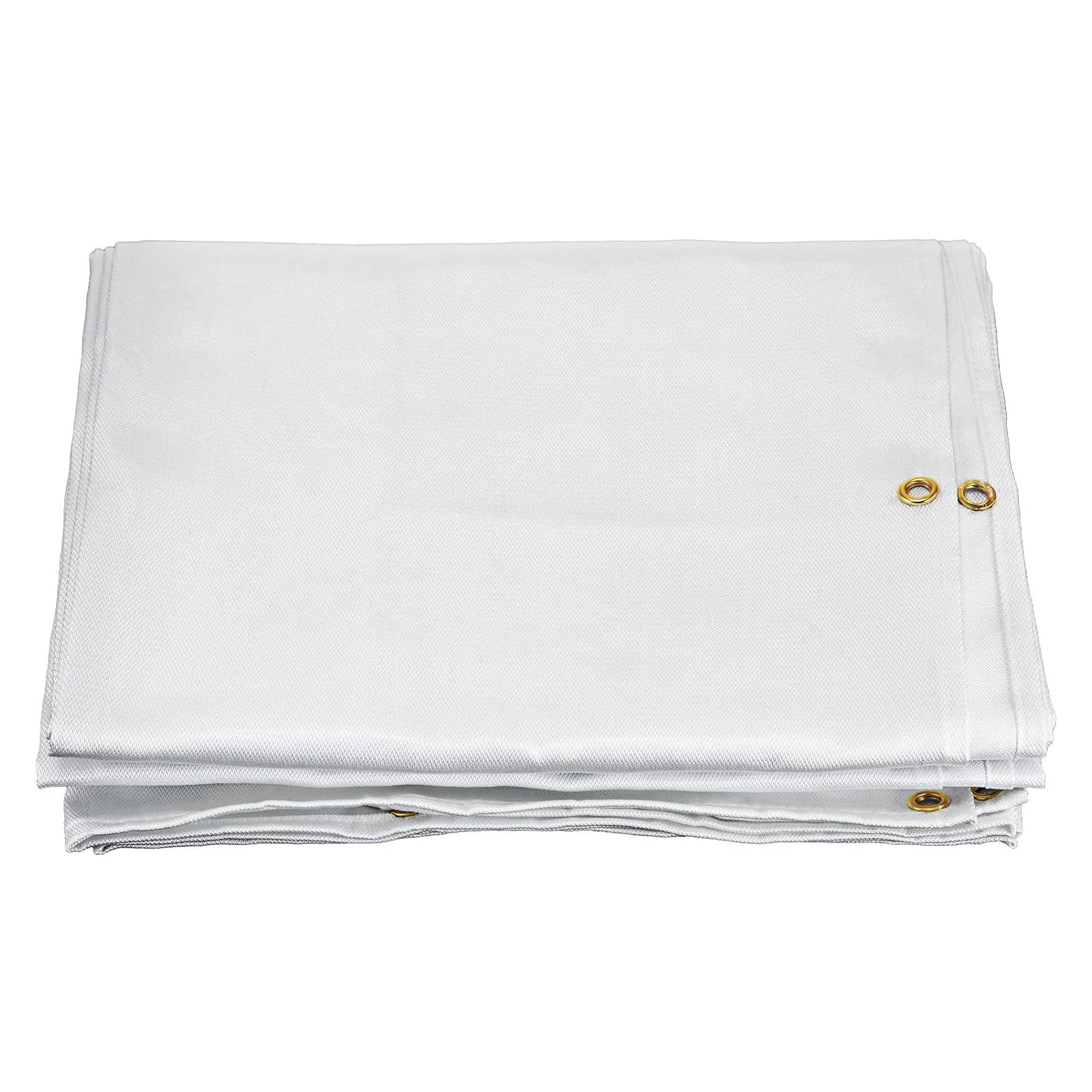 Manta de Soldadura Ignífuga con Ojales, Manta Cortafuegos de Fibra de Vidrio Resistente hasta 1000 ℃, Manta de Fuego para Hogar,Cocina,Chimenea,Almacén,Automóviles,1.2x1.8M/4x6FT