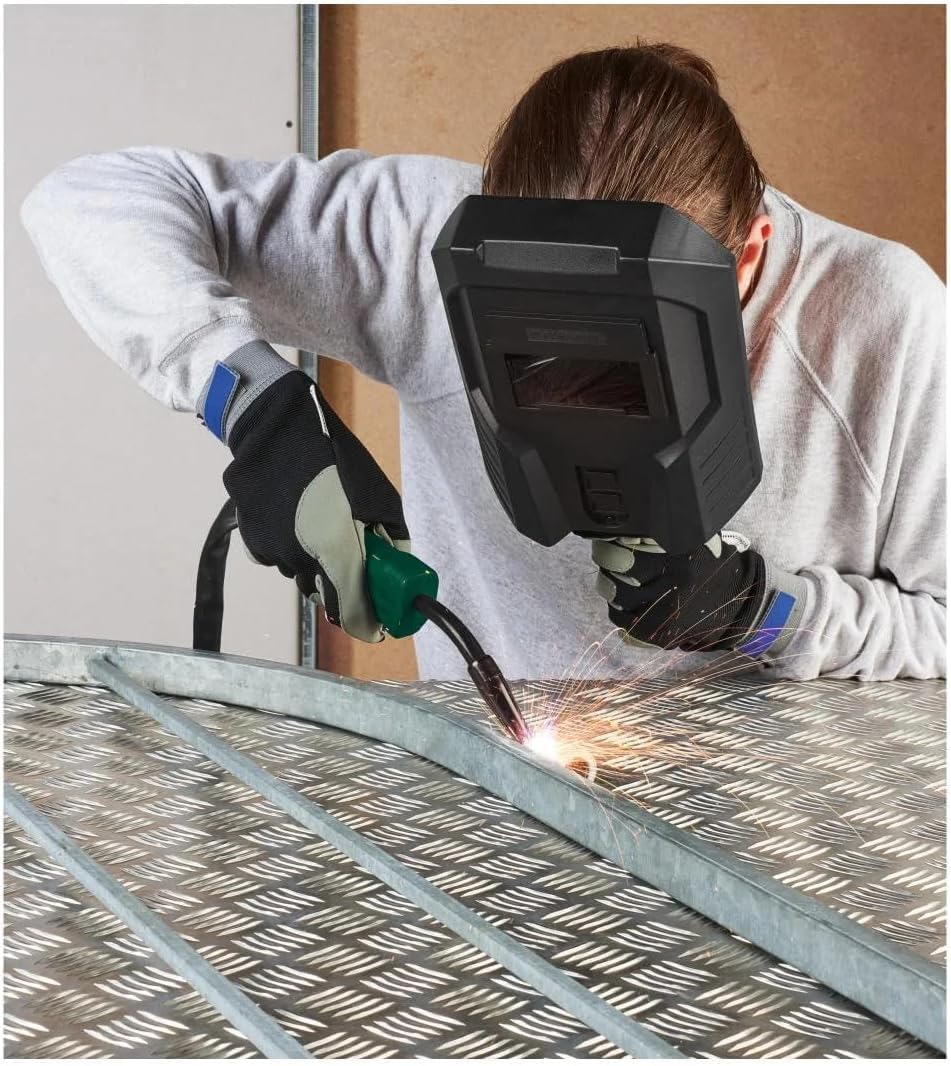 PARKSIDE® Saldatrice PIFDS 120, filo animato inverter, con 1 cinghia di trasporto e 1 schermo di protezione per saldatura