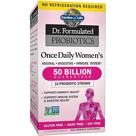 Amazon Com Garden Of Life Dr Formulated Probiotics Once Daily Prenatal Acidophilus And Bifidobacteria Probiotic Support For Mom And Baby Gluten Dairy And Soy Free 30 Vegetarian Capsules Health Personal Care