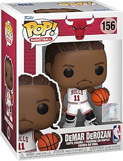 Funko POP! NBA: Bulls - DeMar Demar DeRozan - Collectable Vinyl Figure - Gift Idea - Official Merchandise - Toys for Kids & Adults - Sports Fans - Model Figure for Collectors and Display