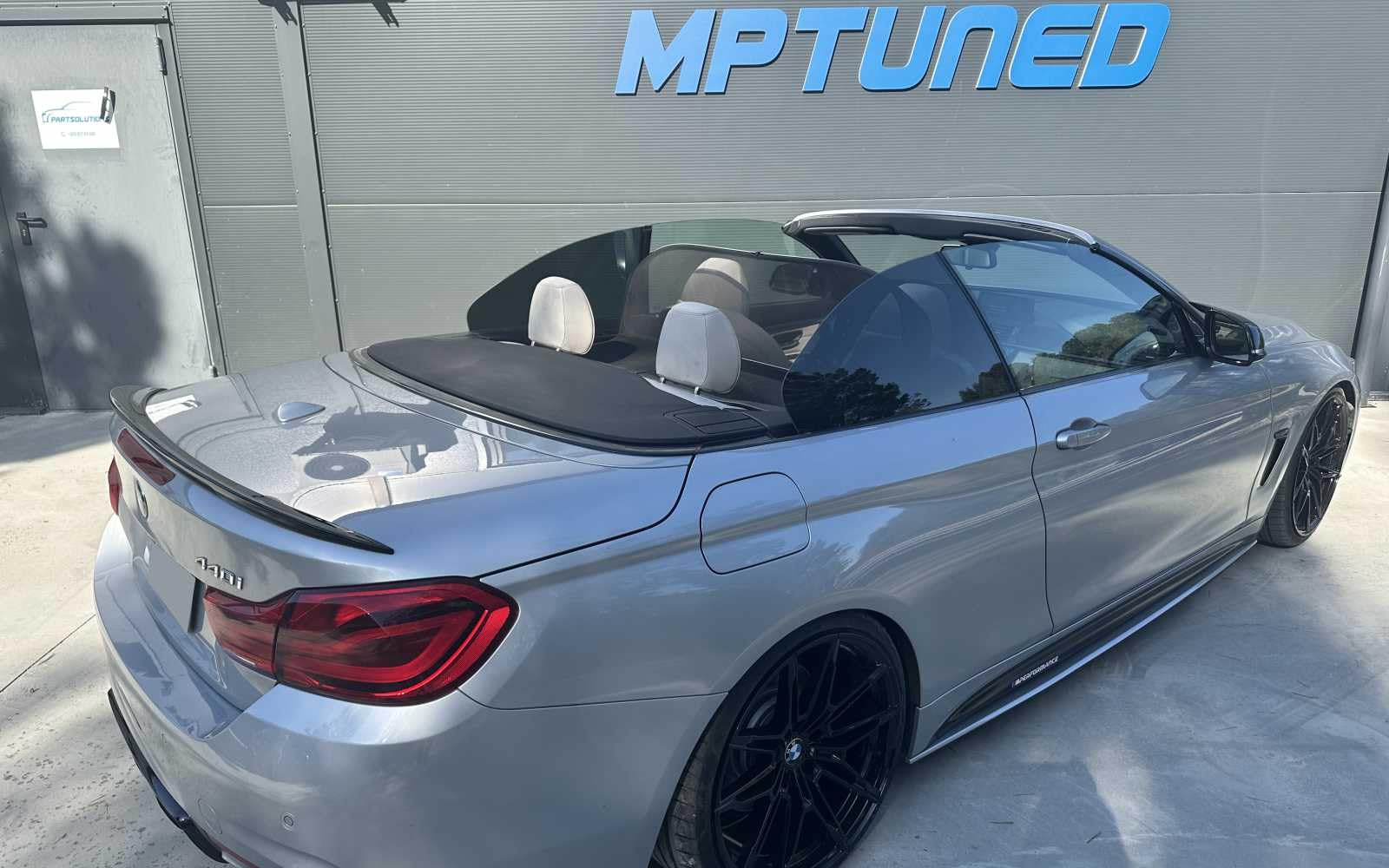 Spoiler posteriore per bagagliaio F33 M4 Look Style nero lucido per serie 4 2014-2019 Performance Tuning Cabrio 2 porte coupé 420i 428i 430i 435i 440i spoiler posteriore