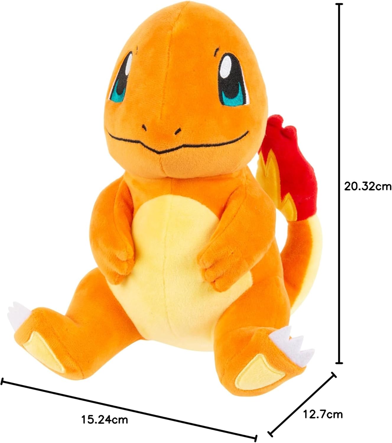 Pokemon 674 97963 8" Plush-Charmander #2, True Red