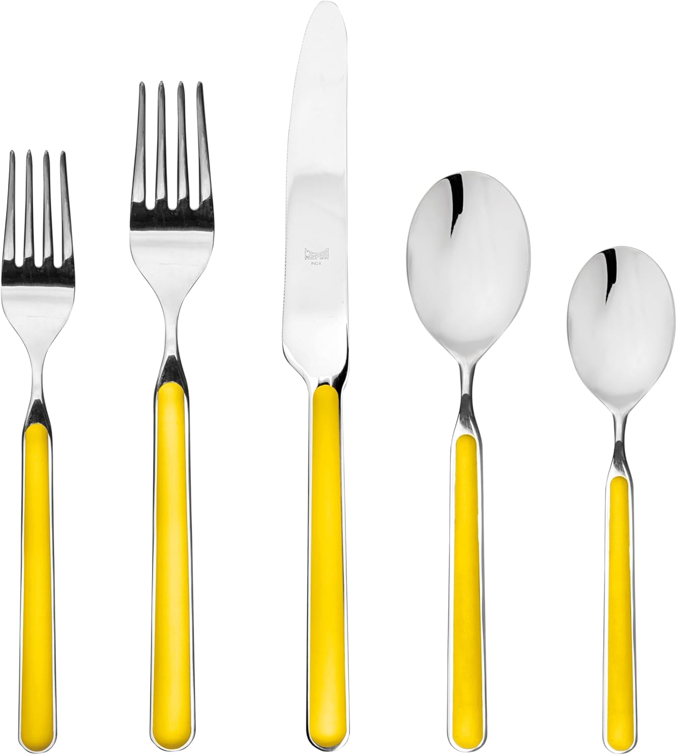 MEPRA Fantasia Flatware Set, [5 Piece, Sage