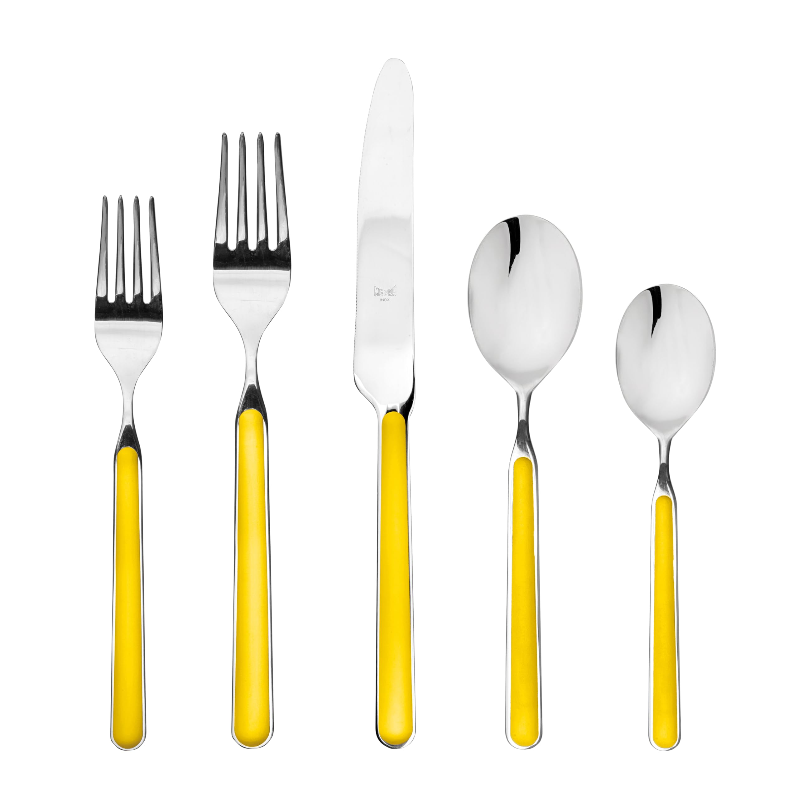 MEPRA 10N722005 Fantasia Petroleum 5-Piece Durable 18/10 Stainless Steel European and American Style Flatware Cutlery Set for Fine Dining, Dishwasher Safe - Service for 1 — Amazon image 30