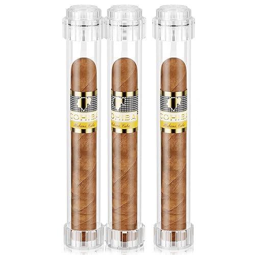 Cigar Humidor Tubes, Travel Humidifier Tube, Acrylic Storage Case with
