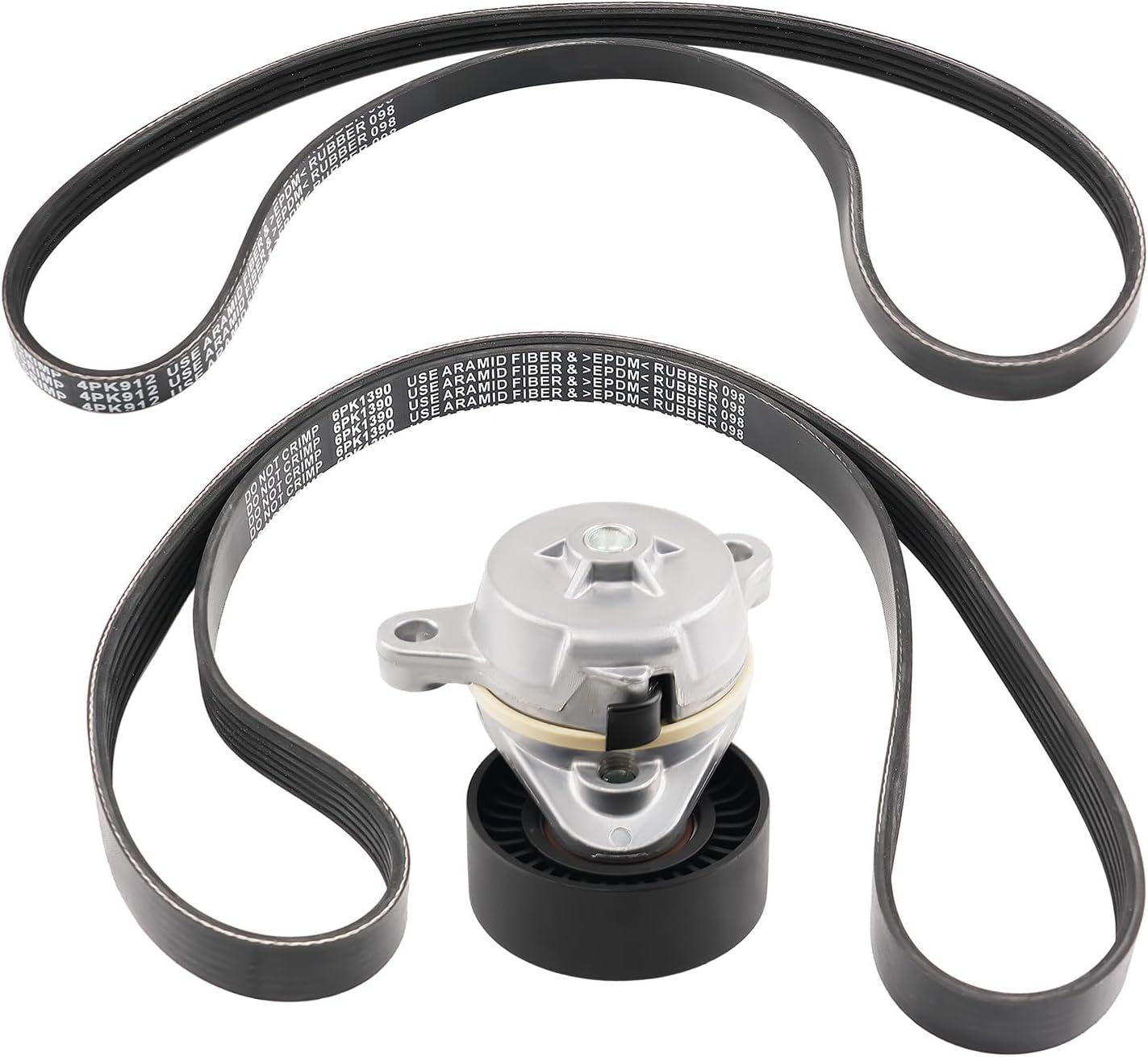 maXpeedingrods Engine Serpentine Belt Drive Kit for Ford F-150 2011-2014 Mustang Lincoln Navigator 2015-2017 3.5L 3.7L