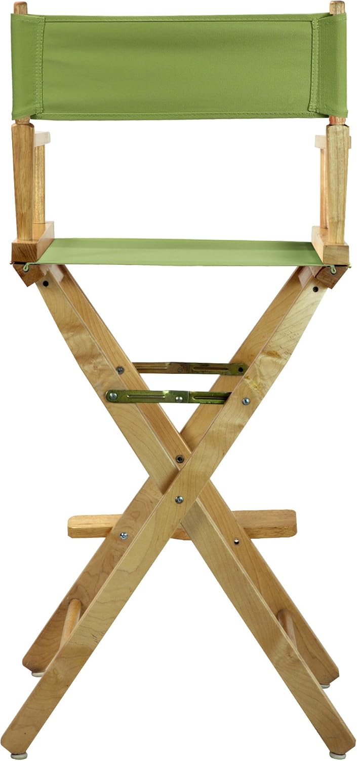 Casual Home 230-00/021-72 30" Natural Frame-Lime Green Canvas Director Chair Bar Height