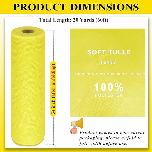 Miniatura 78 de Rollos de tela de tul azul de 54 pulgadas por 20 yardas, perno de carrete de tutú para decoración de bodas, falda tutú de baby shower, envoltura