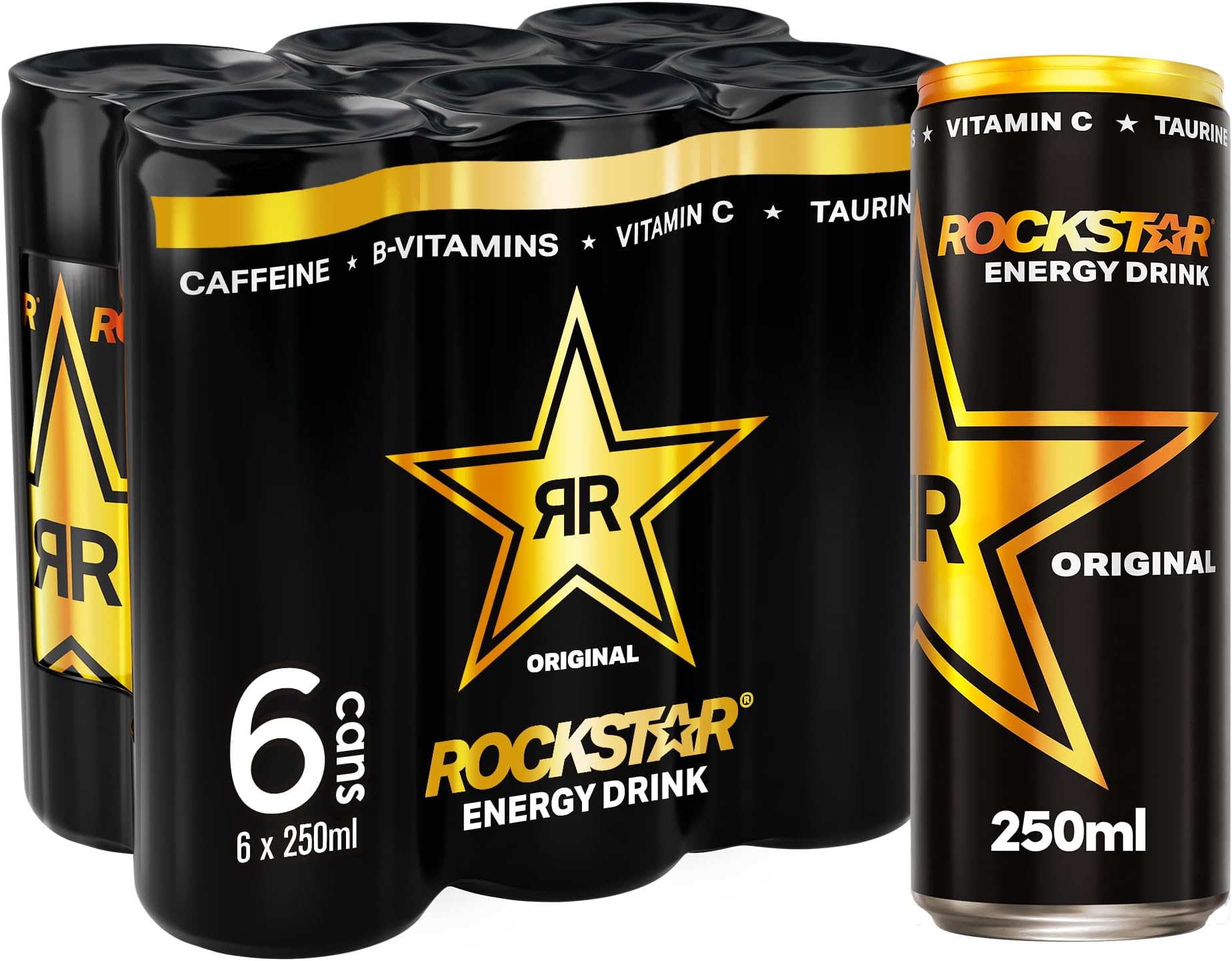 Energy Drink, Original, 250ml, pack of 6