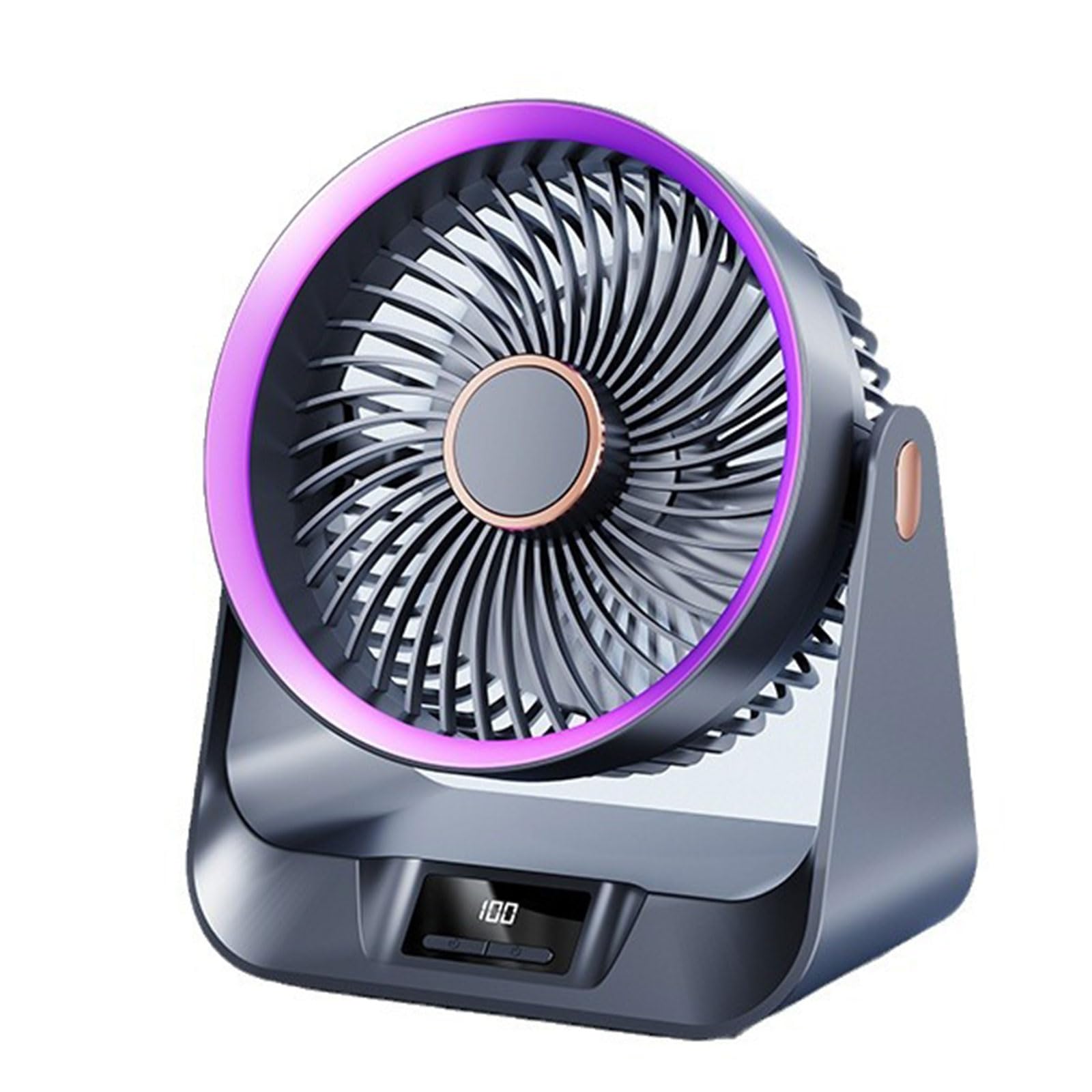 TAZIZI 10000mAh Portable Camping Fan for Tent USB Desk Rechargeable Battery Operated for Hiking Camping Portable