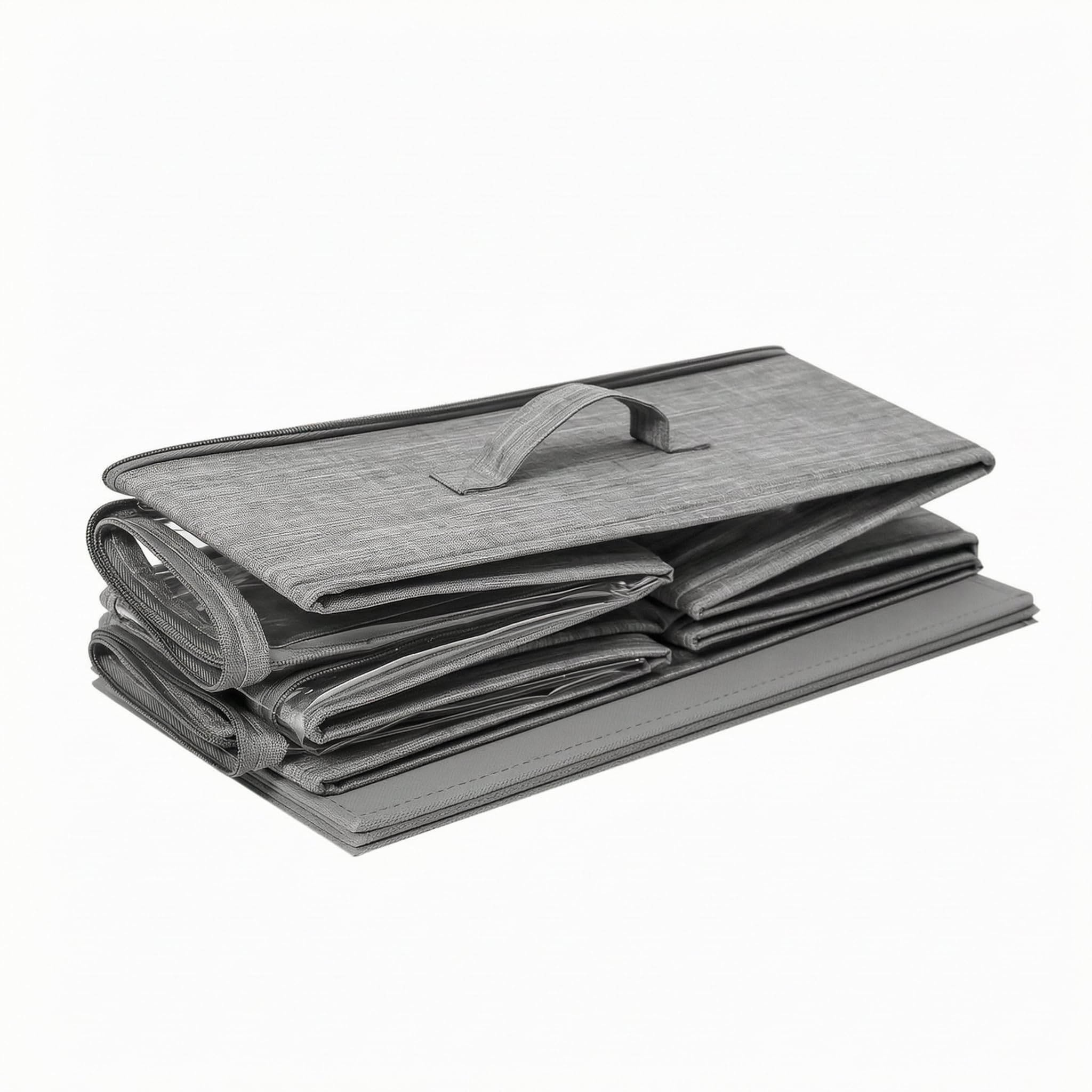 Faltbare Kleiderbox mit,Klapphülle, 2 Stück,81 x 41 x 15 cm
