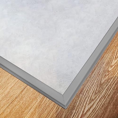 Miniatura 3 de Tira de borde de alfombra, protector de borde de alfombra, tira de transición de piso suave, tira de umbral de goma, reductor de puerta de 1.4 in de