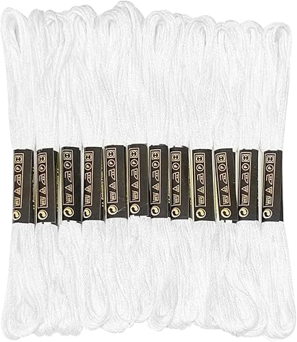 Miniatura 20 de Hilo de bordar, 12 madejas de color arcoíris, pulsera de la amistad, hilo de bordado de punto de cruz, hilo de hilo para hacer pulsera, hilo de hilo