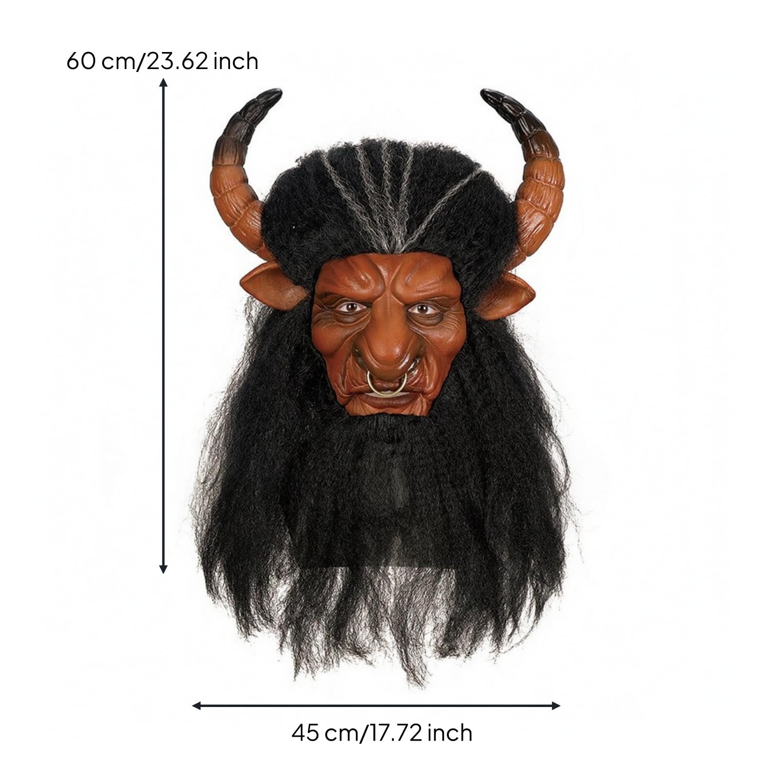 Amagogo Maschera in Lattice con Protuberanze | Maschera con protuberanze, Realistica, per spettacolo, Adulti