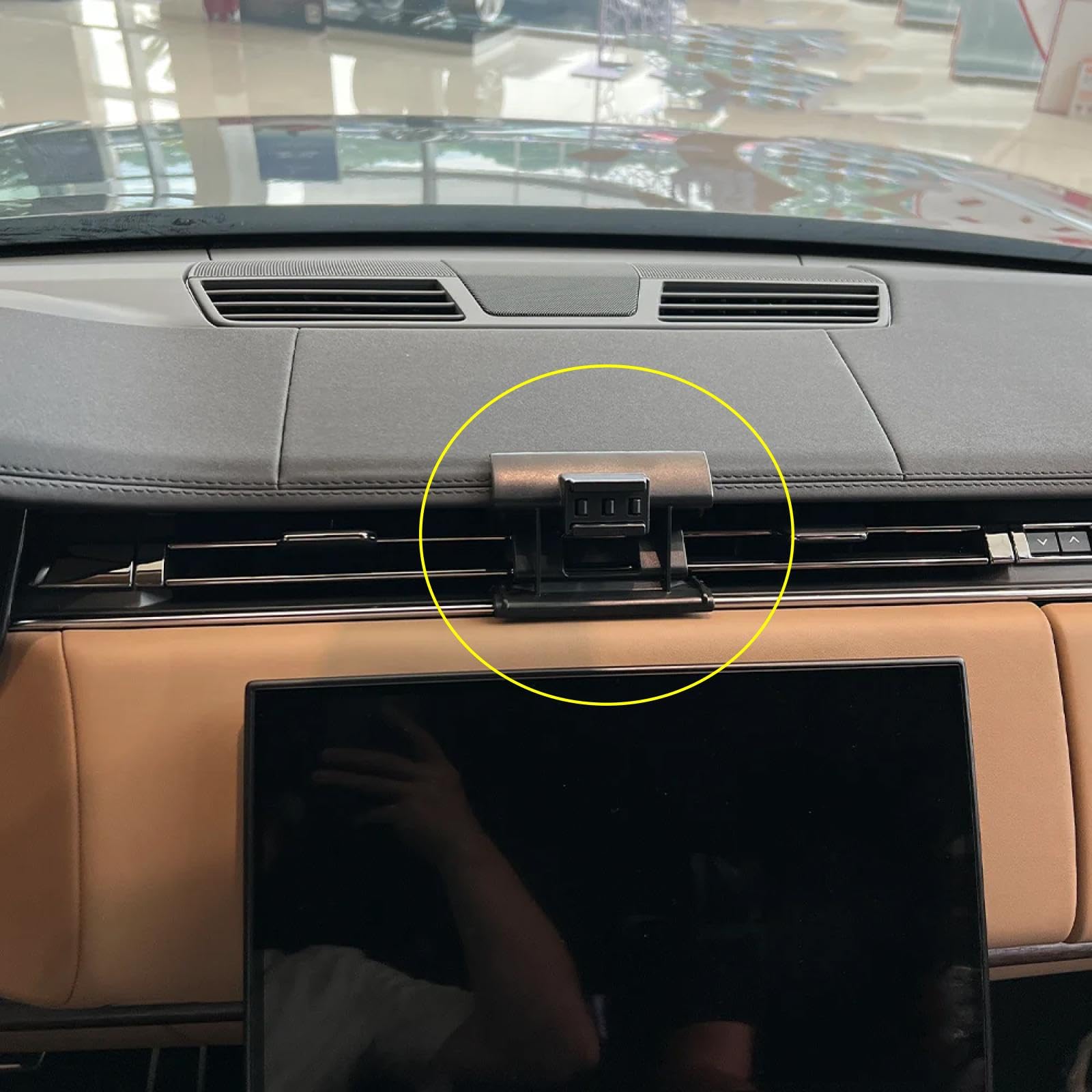 Soporte Móvil Coche para Land Rover Range Rover L460 2023-2025, Soporte para teléfono móvil de Coche con Clip para Rejilla de ventilación del Aire Acondicionado LHD