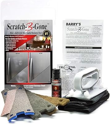 Barrys Restore It All Products - Scratch-B-Gone Homeowner Kit | The #1 selling kit used to remove scratches, rust, discoloration and more from non-coated Stainless Steel!