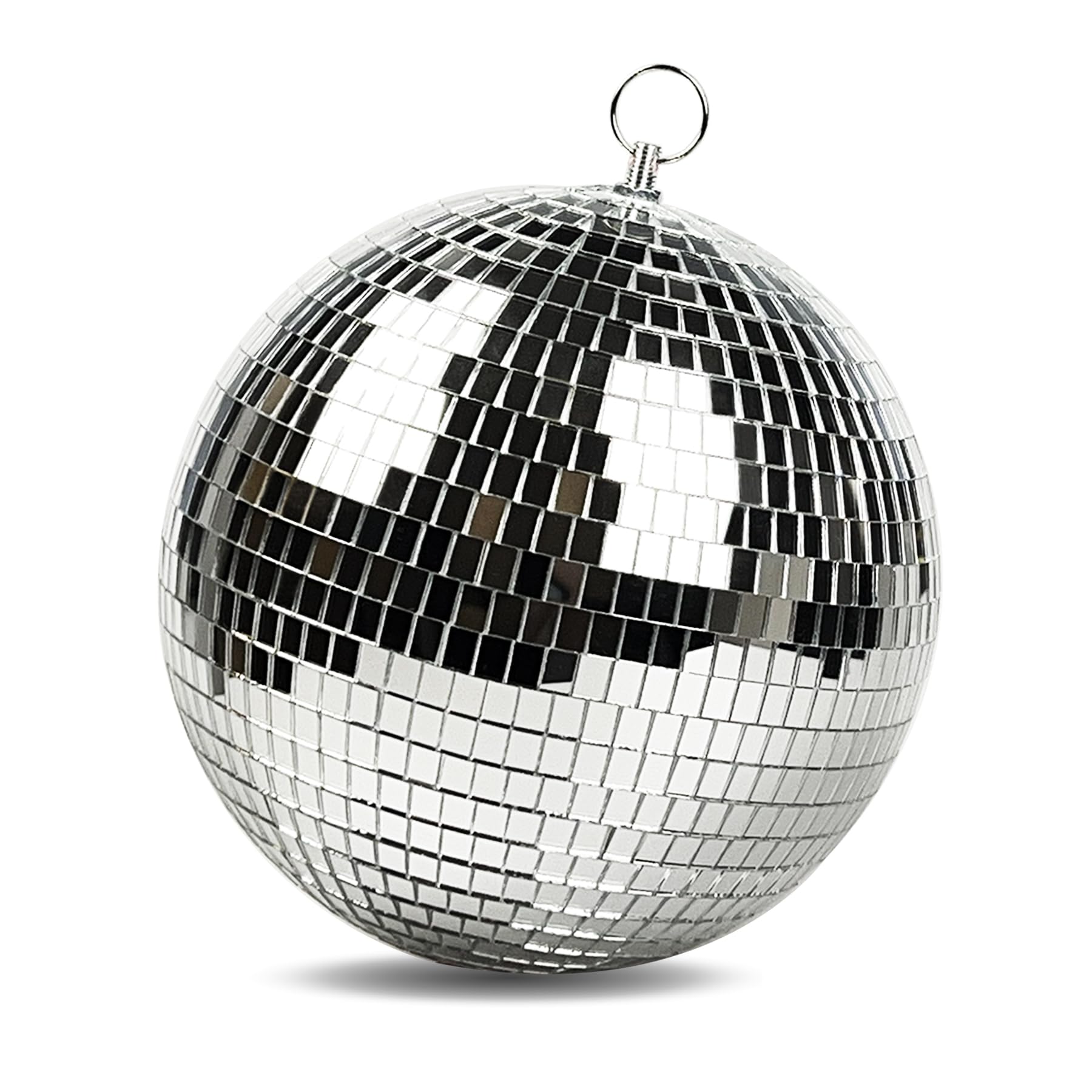 Boule Disco Ø20cm Argentée - Décoration Fête Reflets Lumineux