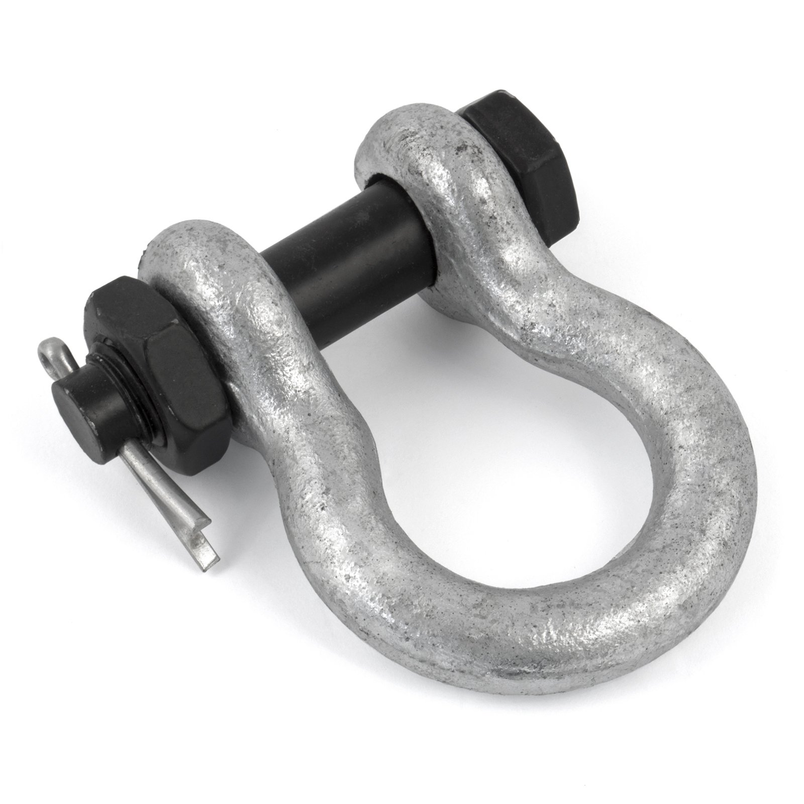 [DQ de PP] cuchillp – Grillete (combado) con pernos de seguridad 13,5t 2 unidades – Conector scha Asco rundschäkel galvanizado nuevo top