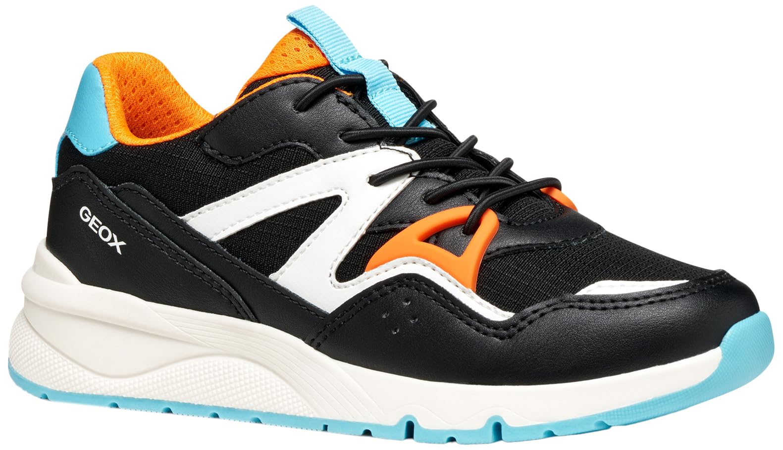 Geox Junior J Rooner Boy Sneakers Black/Orange 32_EU