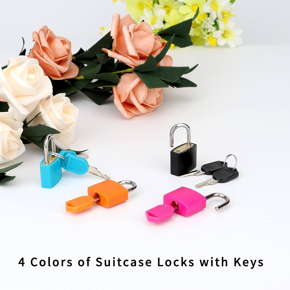 TSA Luggage Locks,[3 Pack] Diyife TSA Approved Cable Luggage Locks,Suitcase Padlocks