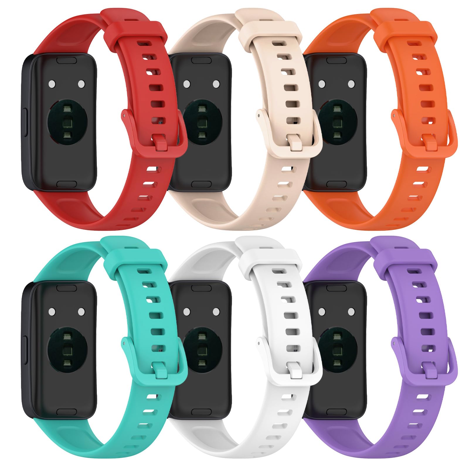 CHULN 6 Pieces Straps Compatible with Huawei Band 8 - Image 3