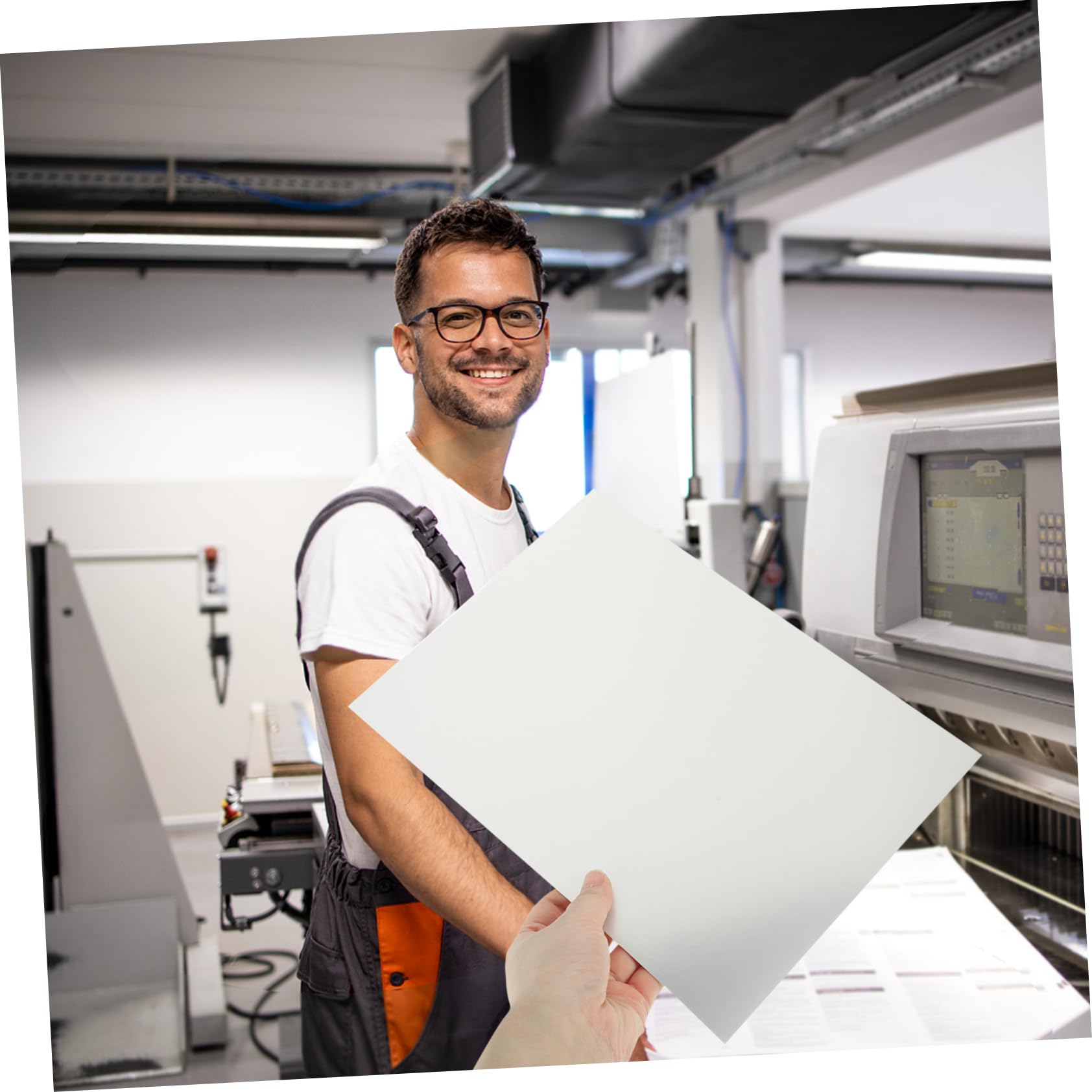 60feuilles Papier Étiquettes Autocollantes Imprimables Vierges Pour Imprimante Grandes Étiquettes Postales