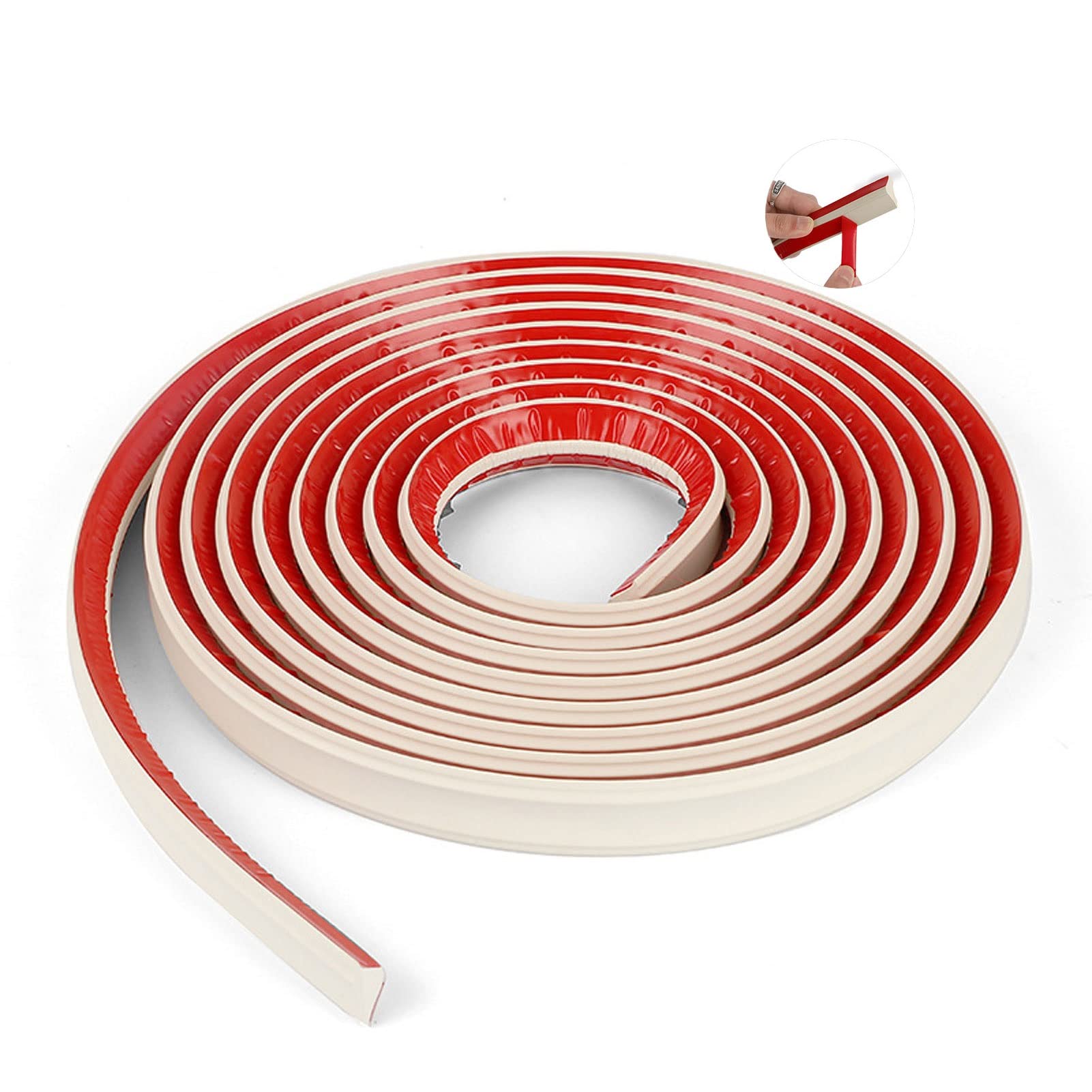 Buy 5M Flexible Molding Trim Quarter Round SelfAdhesive Wall Edge Trim