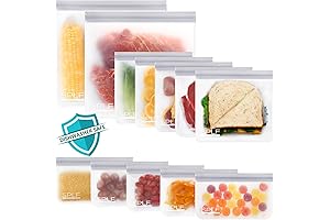 SPLF Dishwasher Safe Reusable Storage Bags: The Ultimate Leakage-Proof & Eco-Friendly Choice